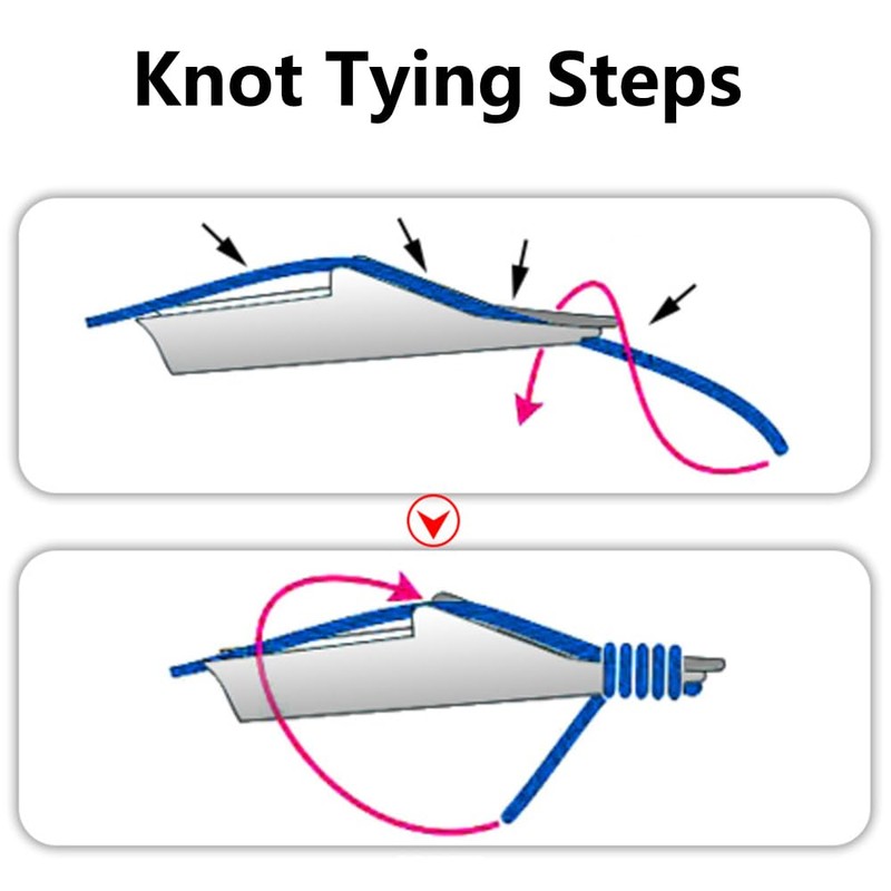 Fishing Knot Tying Tool, Fishing Line Quick Knot Tying Tool,
