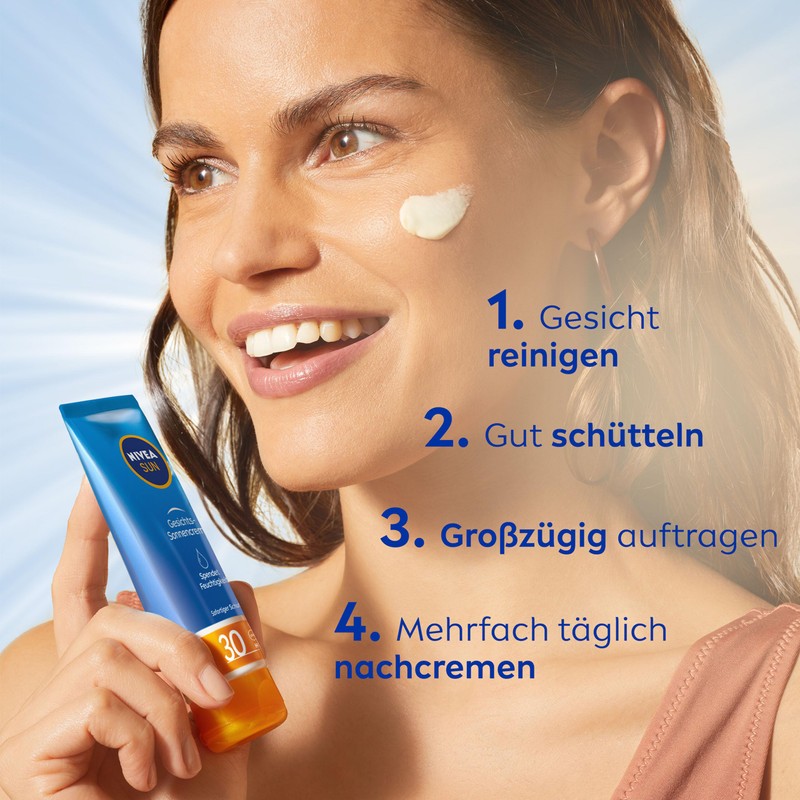 NIVEA NIVEA Sun Protection & Care Face Sun Cream with