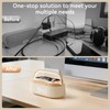 Alarm Clock Bedroom with Wireless Charger Bluetooth Speaker FM Radio