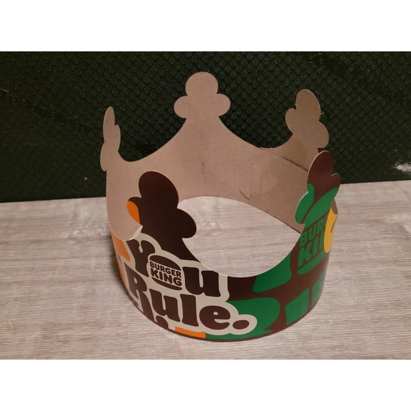 burger king crown, Lot Of 5 Paper Crowns