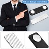 Magnetic Name Tags, 20-Pack Engravable Name Badge with Magnetic Backing,