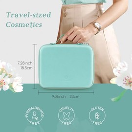 Color Nymph- Kits de maquillaje para principiantes, regalo para adolescentes, paletas de maquillaje con bolso reutilizable, incluye 36 colores de sombras de ojos