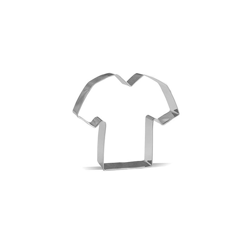 9.7 cm Sport T Shirt Cookie Cutter - Stainless Steel