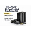 Garage Door Insulation Kit Black Reflective Foam Thermal Barrier 10x7