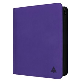 Alteagle Toploader Binder, Holds 504 Toploaders, 9-Pocket Top Loader Binders with Sleeves for TCG & Sports Cards in 3'' x 4'' Toploaders -Purple