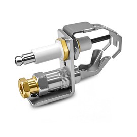 Q345A1305 Pilot Burner, Target Type Pilot Burner Compatible with Honeywell S86 S860 S8610 S8670 Intermittent Pilot System, Natural Gas and Propane Pilot Assembly