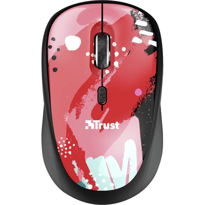 Trust Yvi Wireless Mouse 2.4GHz USB Micro Receiver Ambidextrous 800/1600