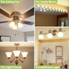 Sailstar Ceiling Fan Light Bulbs, E12 LED Bulb 60W Equivalent,