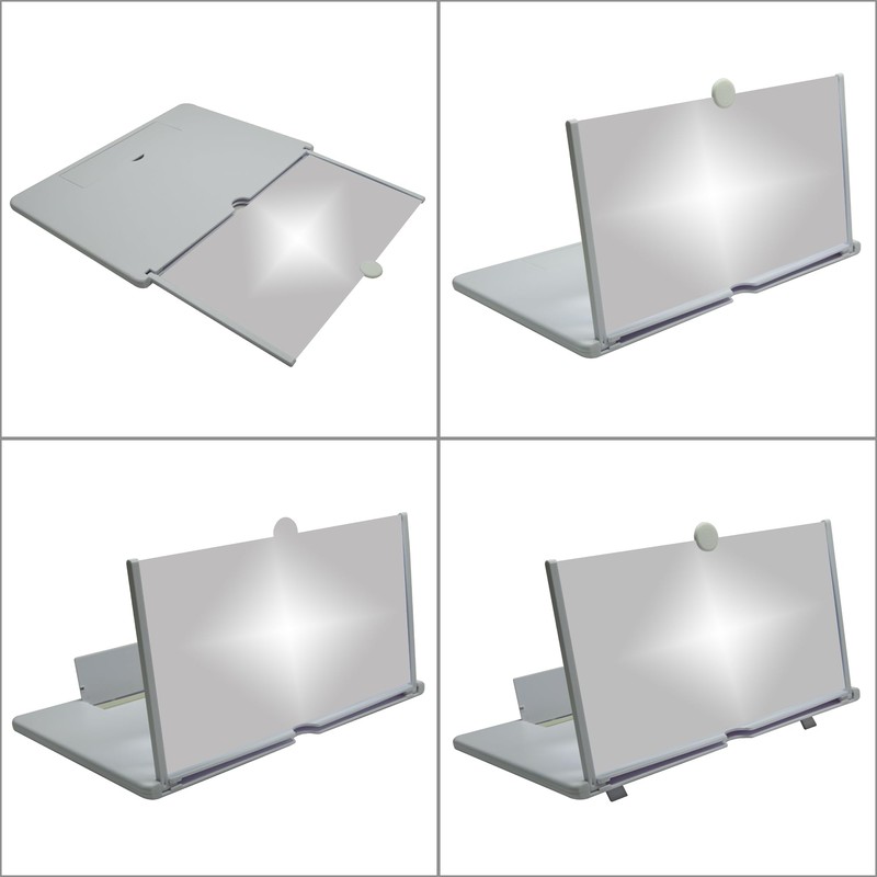 14" Mobile Phone Screen Magnifier, 3D HD Projector for Movies