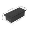 Power Socket Slow Opening Waterproof Modern Recessed Power Strip Desk