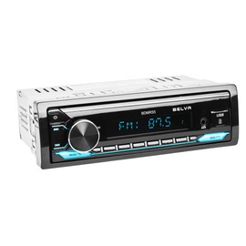 Belva BDMRS5 Single DIN Digital Media Receiver with Bluetooth, Front SD, USB, AUX Input and 5 Volt Preamp Outputs