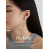 FindChic Women's Hoop Earrings, Silver/Gold, Surgical Stainless Steel, Hypoallergenic, Binaural,