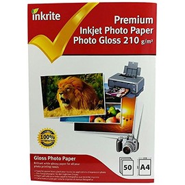 Inkrite 400 Sheets A4 210gsm Single Sided Gloss Photo Paper