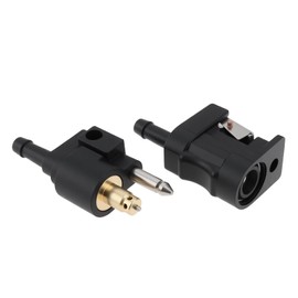 Briny River 1/4 Inch 6 mm Barb Male Female Fuel Line Quick Connector Compatible with Yamaha Outboard Motor