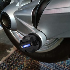 Modeer For R1250GS / Adventure HP R1250R R1250RS R1250RT Motorcycle Frame Slider Wheels Sliders Crash Pad Falling Protector Guard Cover r1250gsa r 1250 gs Accessories (blue)