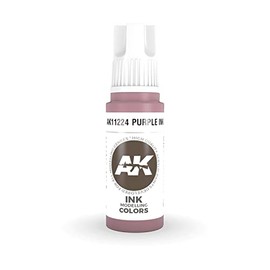AK Interactive 3rd Gen Acrylic Cardinal Violet Ink 17 ml