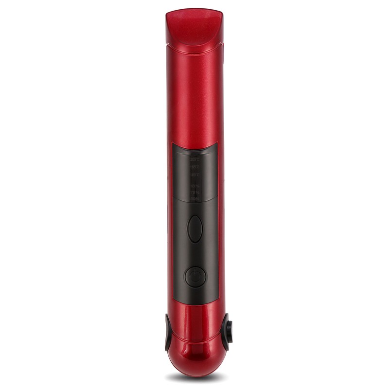Mini Rechargeable Cordless Hair Curler & Straightener Hair Ironing Device