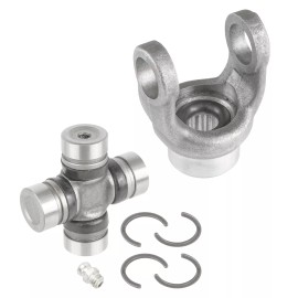 Caltric Rear Drive Shaft Middle Yoke w/ U-joint for Yamaha V-Star 1100 XVS1100 1999-2007