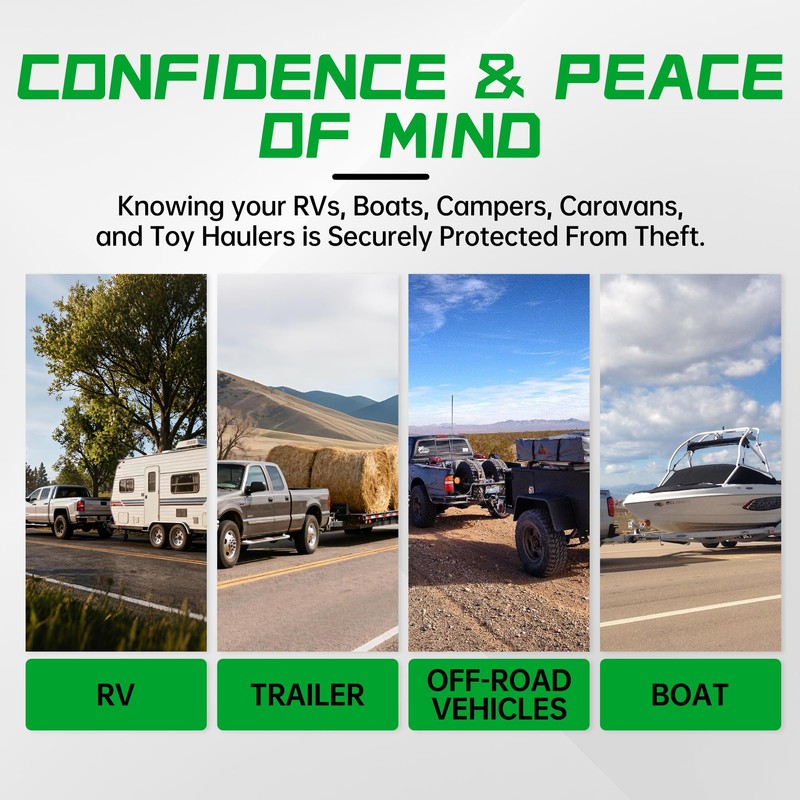 Trailer Hitch Lock Kit (for 2-5/16" Trailers) Heavy Duty Anti