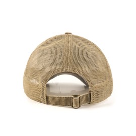 Zylioo XXL Oversize Trucker Cap 62cm, Cooling Mesh Cap Size 8,Adjustable Sun Protection Cap for Big Heads Khaki