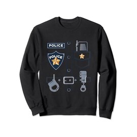 Police Badge Star Handcuffs Officer Law Enforcement Sweatshirt