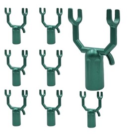GRSECPO - 10 piezas de soporte de rama de árbol de alta resistencia, soporte de estaca de jardín de aleación de aluminio, apuntallos de p...