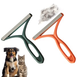 JSTHHTT 2 pieces portable lint remover, lint razor, pet hair remover, lint remover, cat hair remover, lint brush, clothes brush, magic paws lint brush, pets