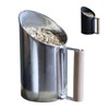 Linxor - Pellet Scoop, Zinc Iron Pellets and Wooden Handle