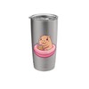 Kawaii Capybara Pool Float Bubble Boba Tea Stainless Steel Insulated