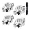 YIMATEECO SHF20 Shaft Support Blocks Linear Guide Shaft Holder, 4