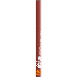 NYX Professional Makeup Duck Plump Liner, Delineador de Labios Voluminizador, 10 Horas de Duración, Infusionado con Jengibre, Tono Swollen Spice