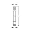 GROHE VitalioFlex Comfort 1500 28743001 Shower Hose Chrome
