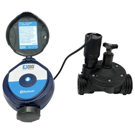 DIG 410BT-075 Battery Powered Bluetooth Controller w/ 3/4" in-Line Valve