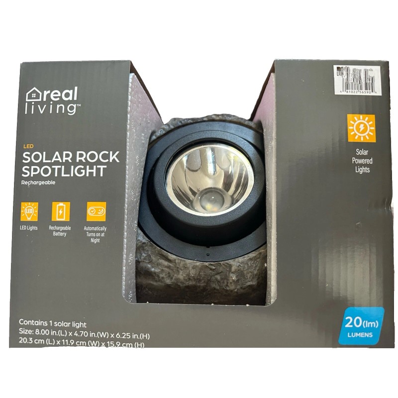 Real Living LED 1 no Solar Spot Light Bulb Waterproof