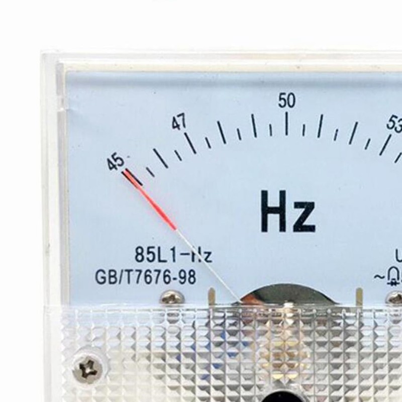TOBEOME 85L1-HZ Square Pointer Type AC 380V Analog Panel Frequency