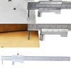 Wisoqu Caliper 0-200mm Parallel Caliper Stainless Steel Caliper Marking Gauge