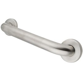 Kingston Brass GB1218CT Designer Trimscape Concealed Flange Textured ADA 18-Inch Grab Bar with 1.5-Inch Outer Diameter, Stainless Steel