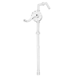 TERA PUMP Rotary Hand Drum Pump, Fits 15 to 55 Gallon Drum Pumps, Corrosion Resistant, Polypropylene Material, Hand Siphon Barrel Pump for DEF, Ad Blue, Antifreeze, Chemicals, and More