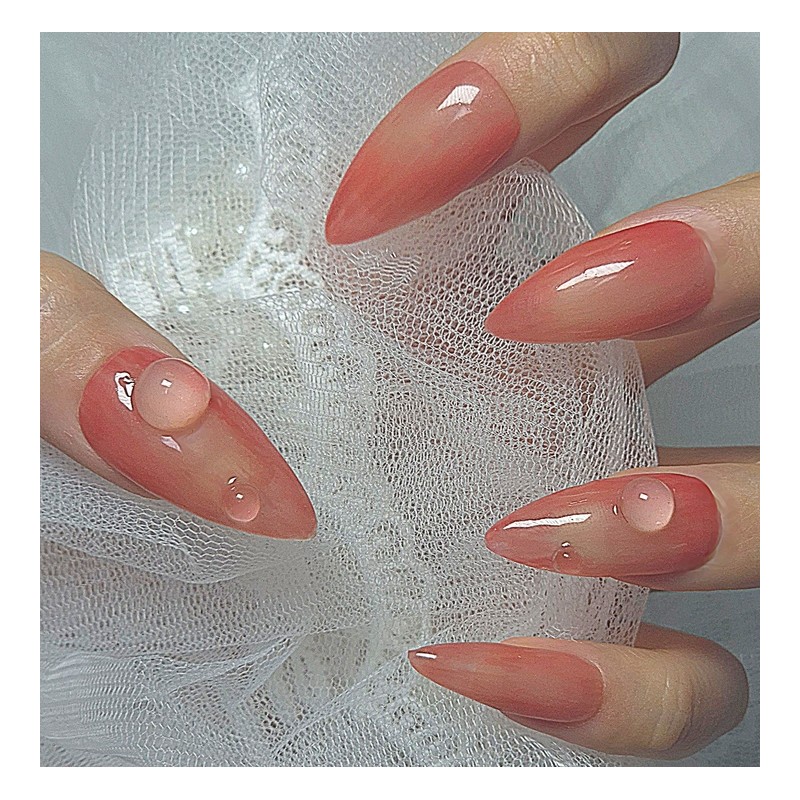 [In-store special discount] Apple & Peach Real Fruit Handmade Nail