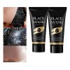 🔥 Mascarilla negra peel off elimina poros puntos negros acné