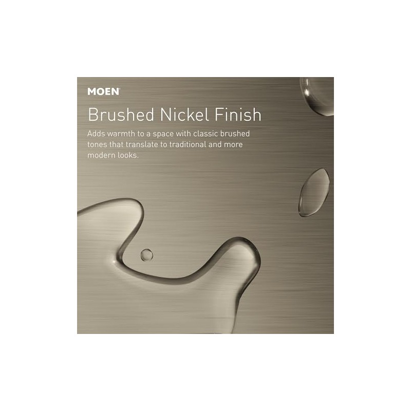 Moen LR8724D2BN 24-Inch Designer Bathroom Grab Bar, Brushed Nickel