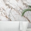 Marble Peel and Stick Waterproof Wall Paneling, 118" x 47"