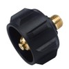 GasSaf QCC1 Propane Adapter Gas Regulator Valve Fitting with Acme