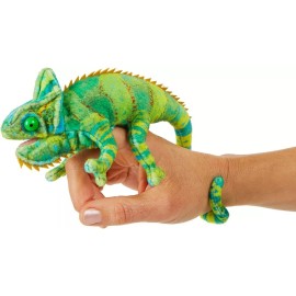 Folkmanis Mini Chameleon Finger Puppet 6 inches