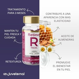 Kit Antiedad Reparacin Intensiva Cpsulas Faciales Retinol  Srum cido Hialurnico  Crema Vitamina E  Colgeno Gratis                                     