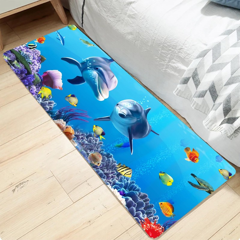 LYFANS Bathroom Uses Absorbent Non Slip Bath Mats, Kitchen Floor