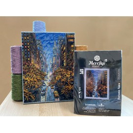 Merejka K-172 Autumn Aura Counted Cross Stitch Kit, Cotton, Multi-Colour, 31 x 40 cm