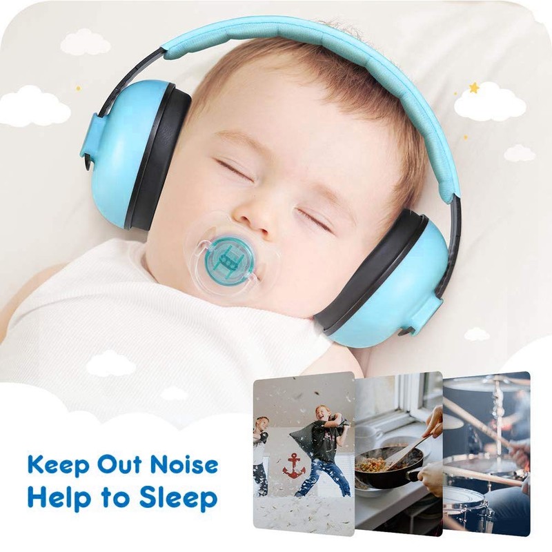 Protección para Oídos, Orejeras Protector Auditivo 25dB NRR para Niños,