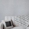 Modern Gray Silver Metallic Faux Fabric Textured Stria Lines Texture