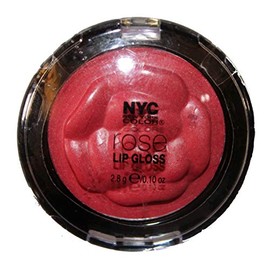 N.Y.C. (1) Rose Lip Gloss Lip Color Compact - #0152-01 Rose Kiss 0.10 oz